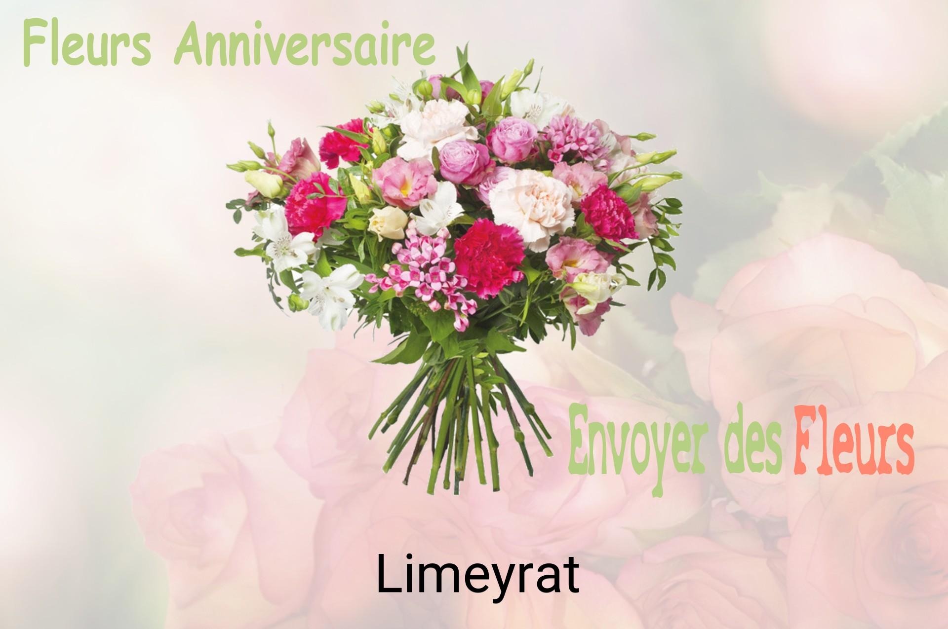 Bouquet de fleurs d’anniversaire livré à Limeyrat
